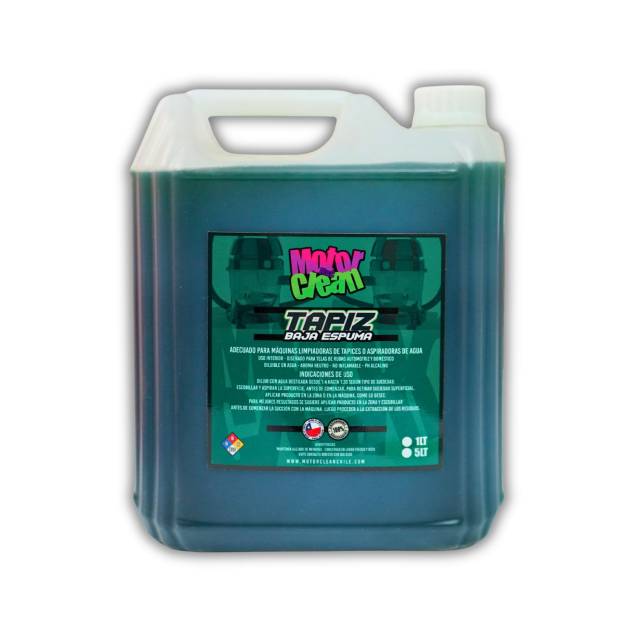Shampoo Tapiz baja espuma Motor Clean 5L